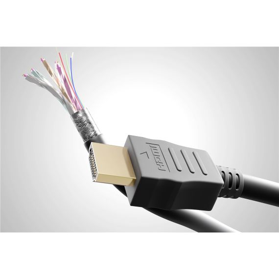 Cavo HDMI ad alta velocità 270° con Ethernet WE61274 Goobay
