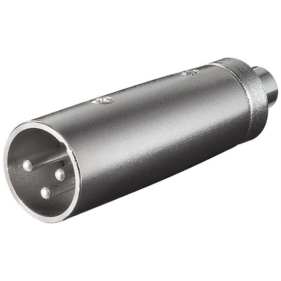 Adattatore XLR, da presa RCA a spina XLR WE27458 Goobay