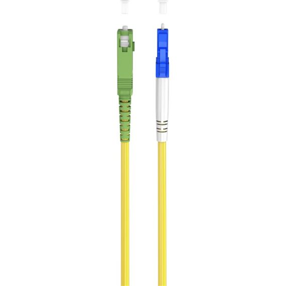 Cavo in fibra ottica, Singlemode (OS2) Yellow, giallo (Simplex), 1 m WE59648 Goobay