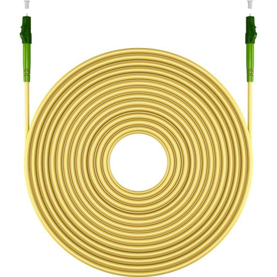 Cavo in fibra ottica, Singlemode (OS2) Yellow, giallo (Simplex), 2 m WE59629 Goobay