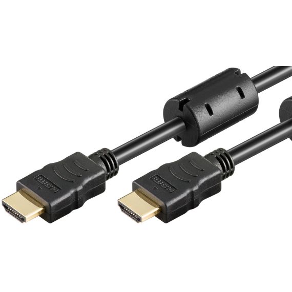 Cavo HDMI ad alta velocità con Ethernet, ferrite WE61302 Goobay