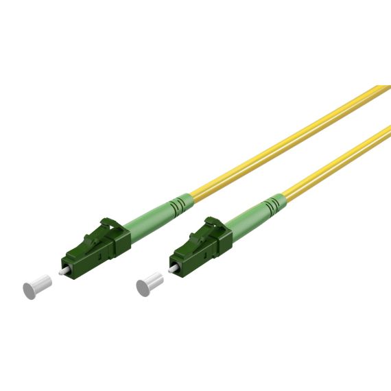 Cavo in fibra ottica, Singlemode (OS2) Yellow, giallo (Simplex), 0,5 m WE59627 Goobay