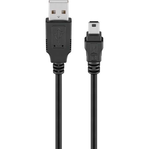 Cavo USB 2.0 ad alta velocità, nero WE60768 Goobay