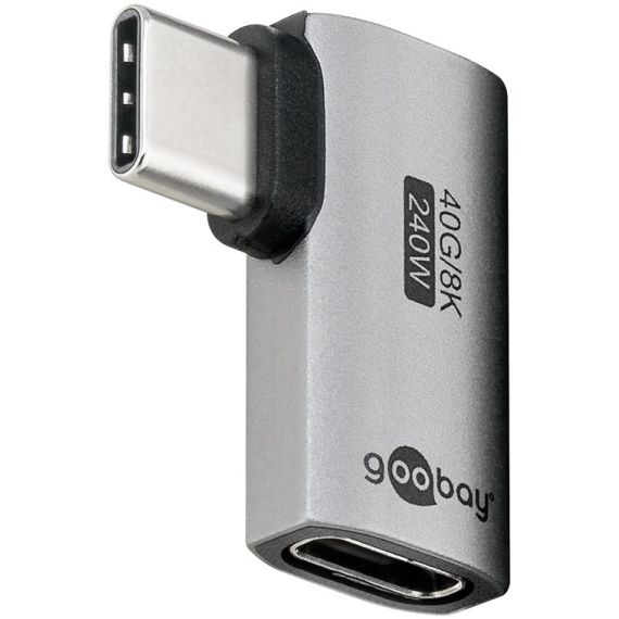 Adattatore USB-C orizzontale 90°, USB4 WE74441 Goobay