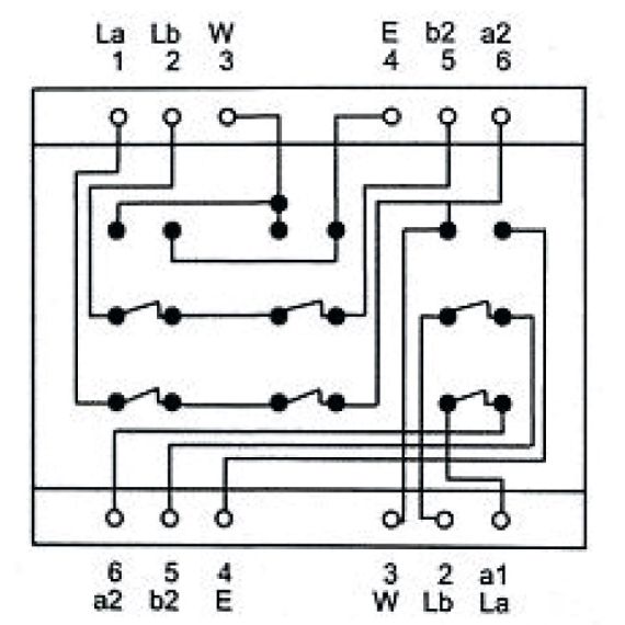 3x TAE-NFF scatola da parete WE43543 Goobay