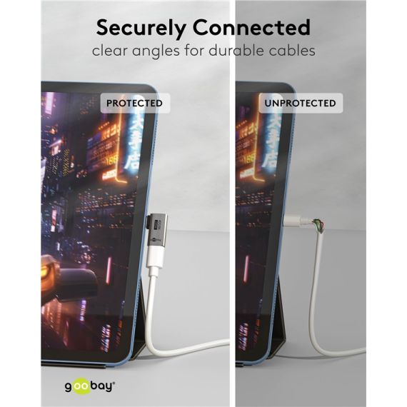 Adattatore USB-C orizzontale 90°, USB4 WE74441 Goobay