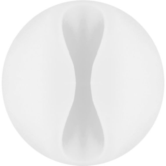 Gestione cavi a 1 slot, bianco WE95183 Goobay