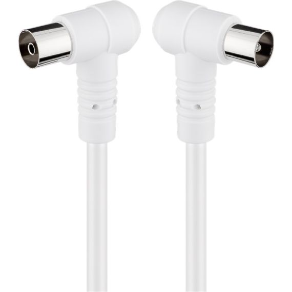 Cavo antenna angolato (80 dB), doppia schermatura WE67356 Goobay