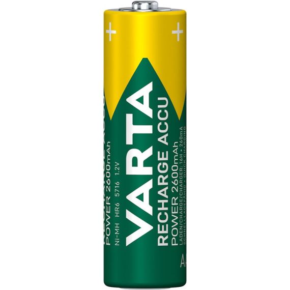 AA (Mignon)/HR6 (5716) ricaricabile - 2600 mAh, 4 pezzi in blister WE43473 Varta