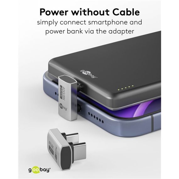 Adattatore USB-C 180° a forma di U, USB4 WE74446 Goobay