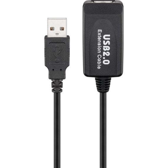 Cavo di prolunga USB attivo, 10 m, nero WE95119 Goobay