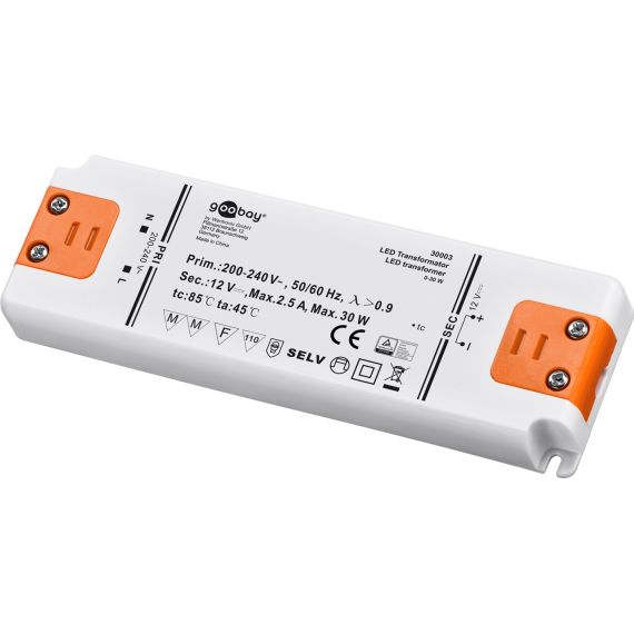 Trasformatore LED 12 V (DC)/30 W WE30003 Goobay