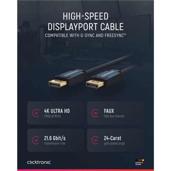 Cavo DisplayPort WE70713 Clicktronic