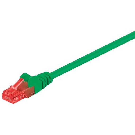 CAT 6 cavo patch, U/UTP, Verde WE68445 Goobay