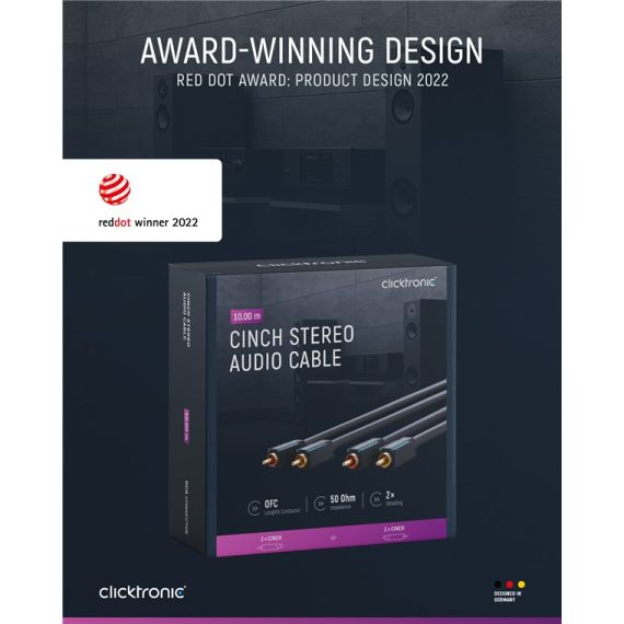 Cavo RCA, stereo WE70383 Clicktronic