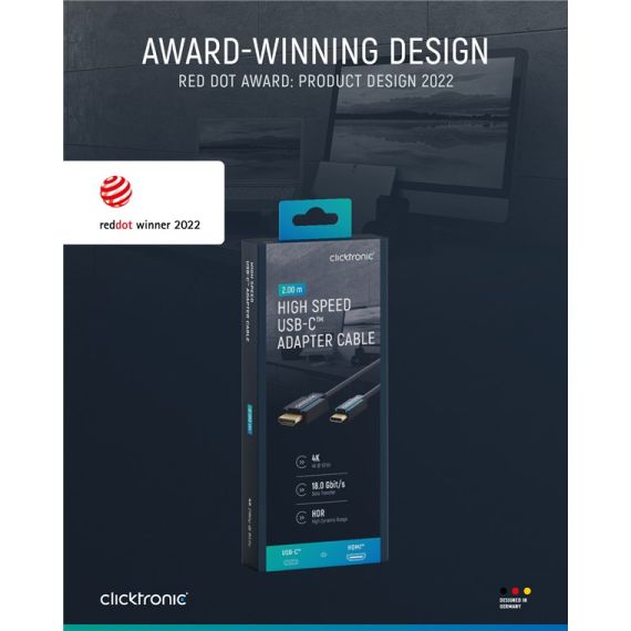 Cavo adattatore da USB-C a HDMI WE44929 Clicktronic