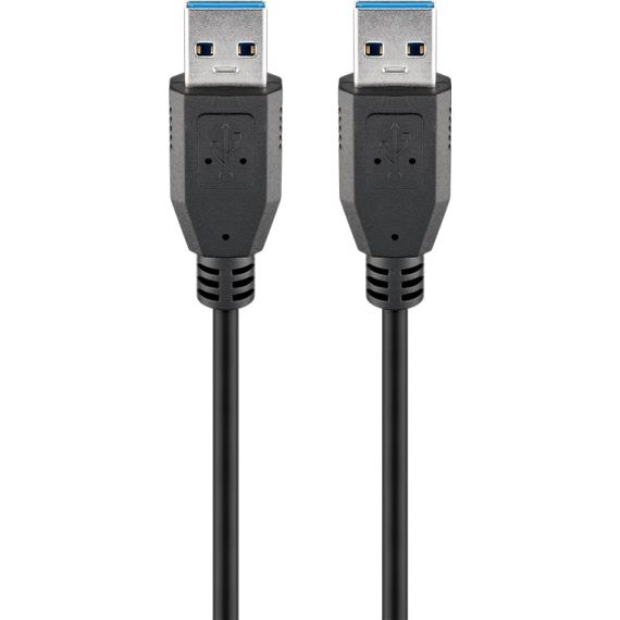 Cavo USB-A, USB 3.0, m, nero WE95928 Goobay