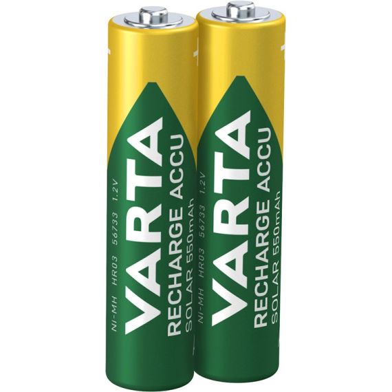 AAA (Micro)/HR03 (56733) ricaricabile - 550 mAh, 2 pezzi in blister WE44146 Varta
