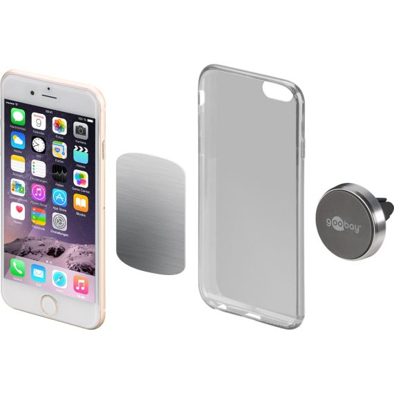 Set di supporti magnetici universali dal design sottile WE38685 Goobay