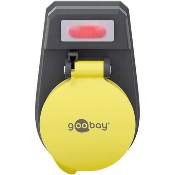 Adattatore di presa di corrente con interruttore, resistente agli spruzzi WE41266 Goobay