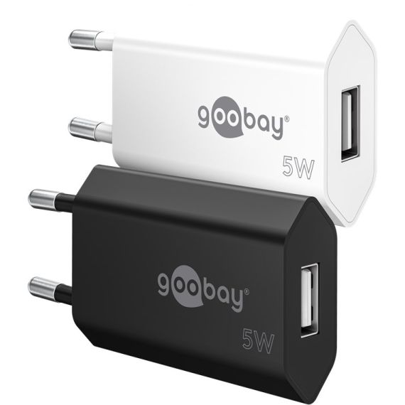 Caricatore USB-A (5 W) bianco WE44950 Goobay