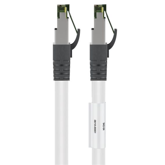 CAT 8.1 Cavo patch, S/FTP (PiMF), bianco WE55124 Goobay