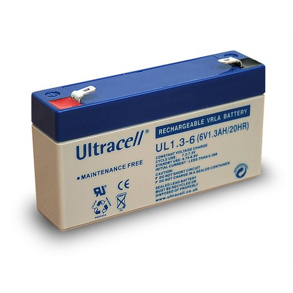 Batteria al piombo 6 V, 1,3 Ah (UL1.3-6) WE46711 Ultracell