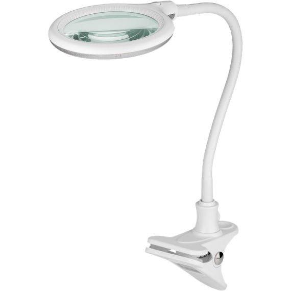 LED lampada d'ingrandimento con morsetto, 6 W, bianco WE60365 Goobay