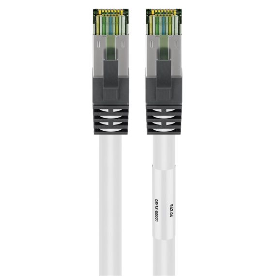CAT 8.1 Cavo patch, S/FTP (PiMF), bianco WE55124 Goobay