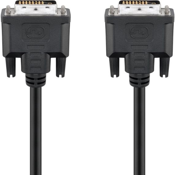 Cavo DVI-D Dual Link Full HD, nichel WE50851 Goobay