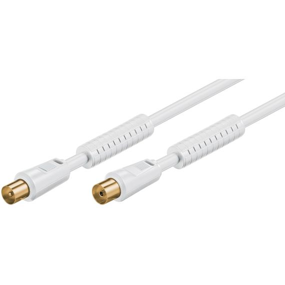 Cavo antenna con ferrite (80 dB), doppia schermatura WE67275 Goobay