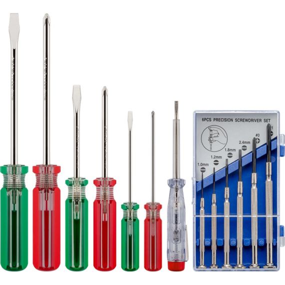 Set di saldatore e strumenti in una pratica borsa, 20 pezzi WE45243 Goobay