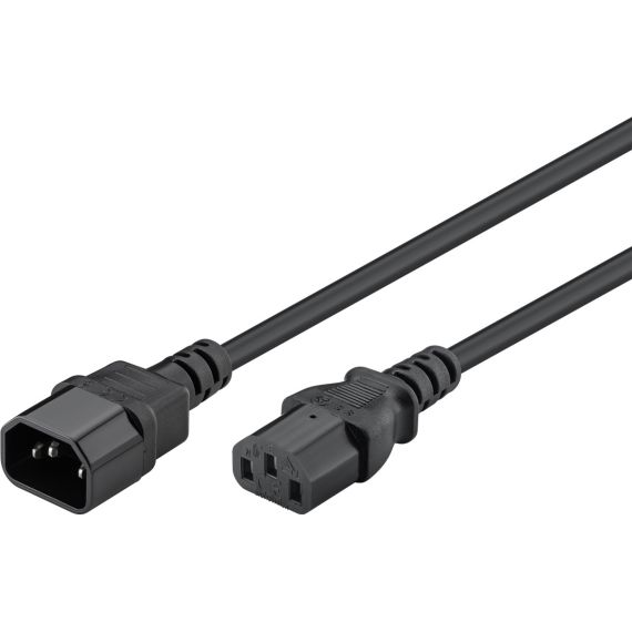 Prolunga apparecchio freddo, 3,5 m, nero WE39202 Goobay