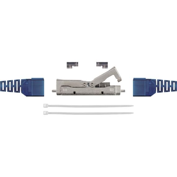 Connettore per cavo senza attrezzi "Slim" CAT 6A, STP schermato WE79579 Goobay