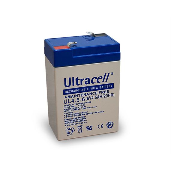 Batteria al piombo 6 V, 4,5 Ah (UL4.5-6) WE46758 Ultracell