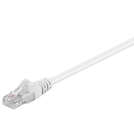 CAT 5e cavo patch, U/UTP, bianco, 50 m WE68509 Goobay