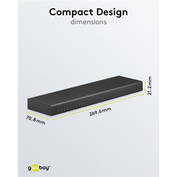 Splitter HDMI da 1 a 8 WE58484 Goobay