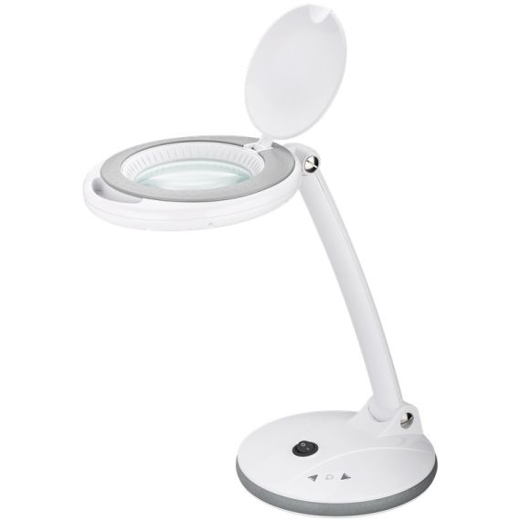 LED lampada d'ingrandimento da tavolo, 6 W, bianco WE60363 Goobay