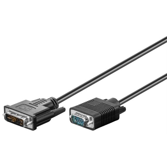 Cavo DVI-I/VGA Full HD, placcato nickel WE60991 Goobay