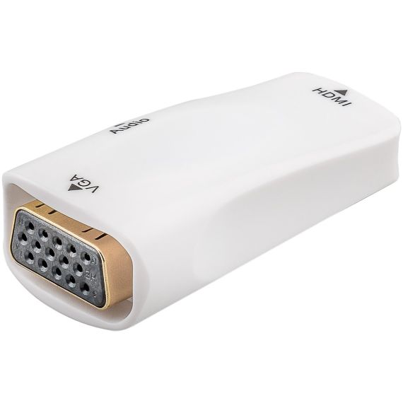 Adattatore compatto HDMI/VGA con audio, dorato WE44794 Goobay
