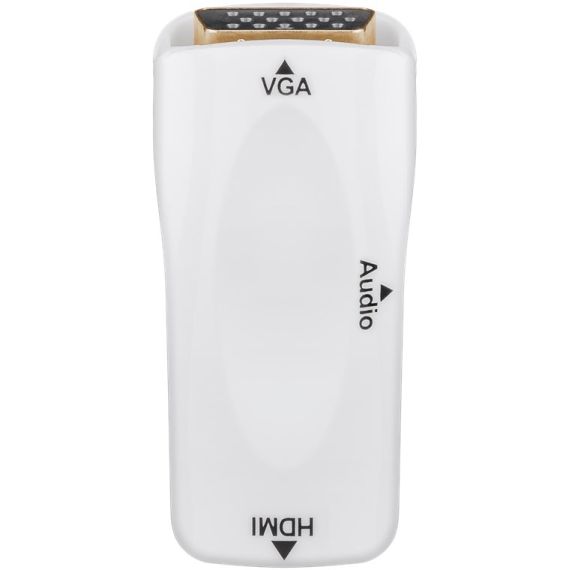 Adattatore compatto HDMI/VGA con audio, dorato WE44794 Goobay