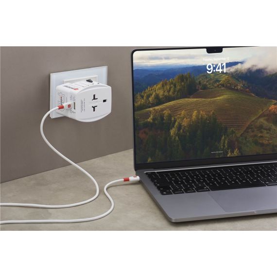 Adattatore da viaggio MUV USB AC 45 PD WE74798 Skross