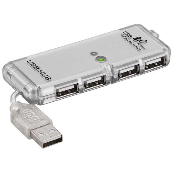 Hub USB a 4 porte USB 2.0 Hi-Speed WE68879 Goobay