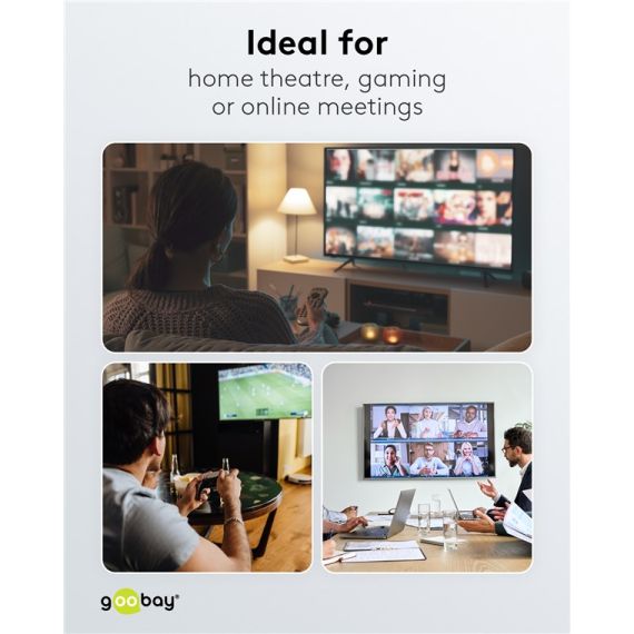 Commutatore switch HDMI 2 a 1 WE58486 Goobay