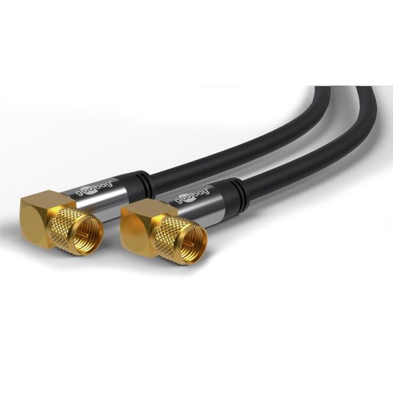 Cavo antenna SAT (135 dB), 4x schermato WE70578 Goobay