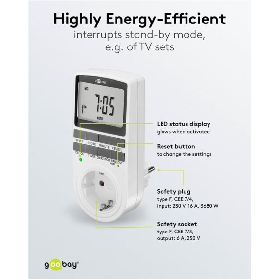 Timer digitale WE64900 Goobay