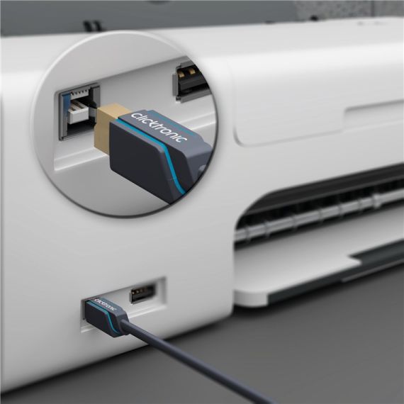 Cavo adattatore da USB-A a USB-B 2.0 WE70097 Clicktronic