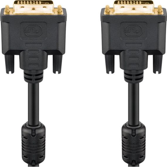 Cavo DVI-D Dual Link Full HD, dorato WE93111 Goobay