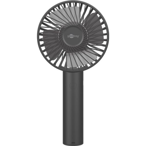 Ventilatore portatile USB con funzione in piedi, nero WE49645 Goobay