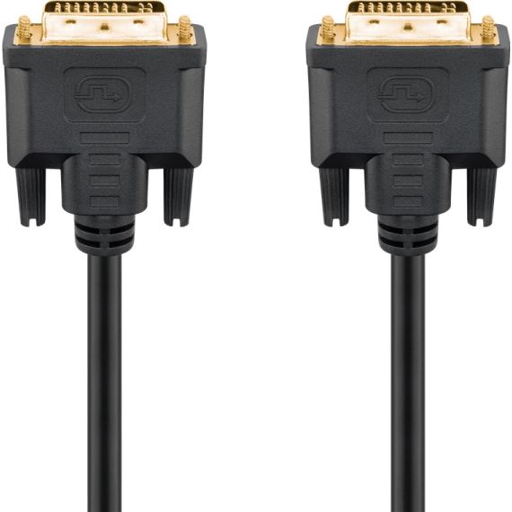 Cavo DVI-I Dual Link Full HD, dorato WE69210 Goobay